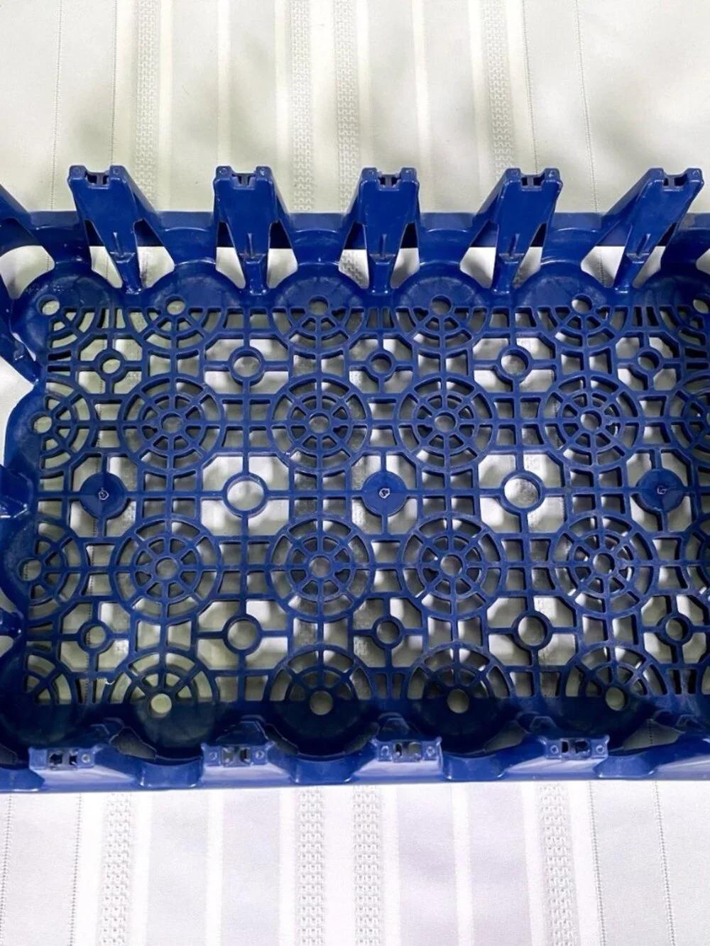 VTG 90s Pepsi Cola Crate Case Blue Plastic Carrier Tray 24 Bottles Display Retro